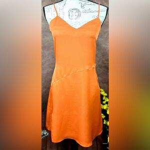 LITA by Ciara Silk Mini Slip
Dress in Amberglow color Size Medium